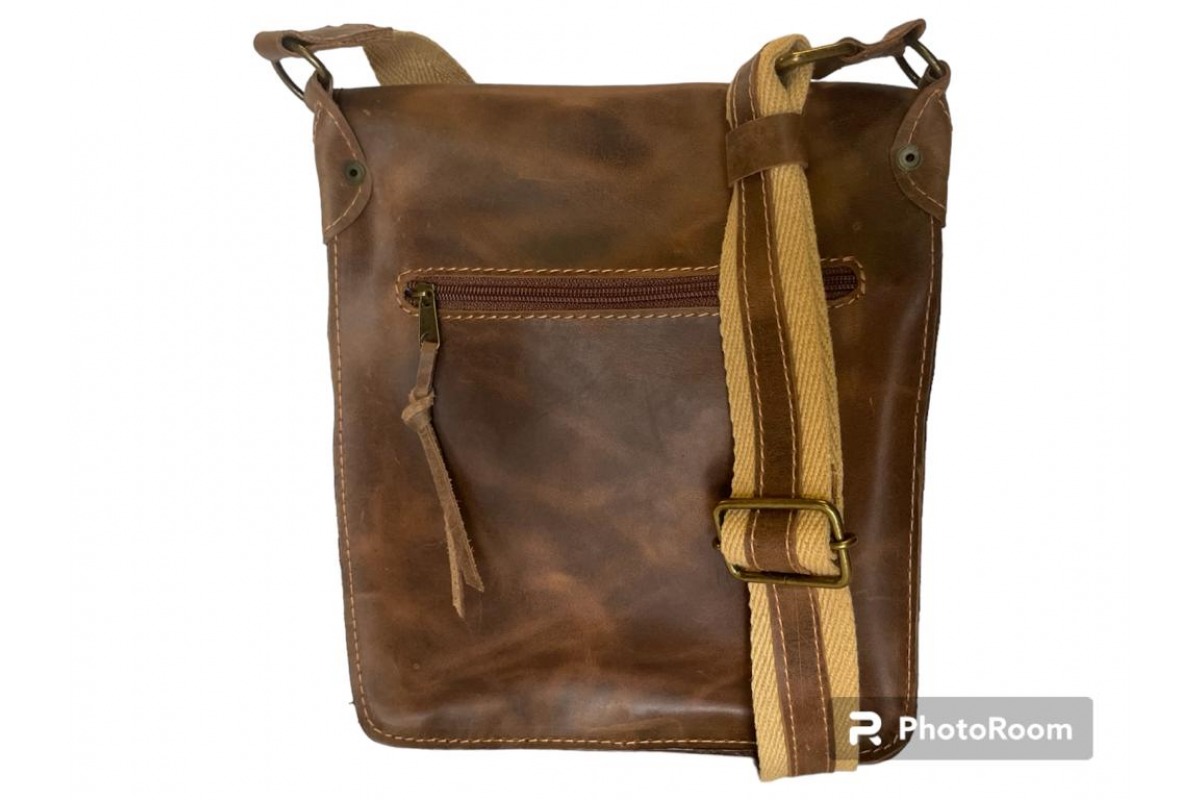 Morral Cuero Natural - Cod 234 2