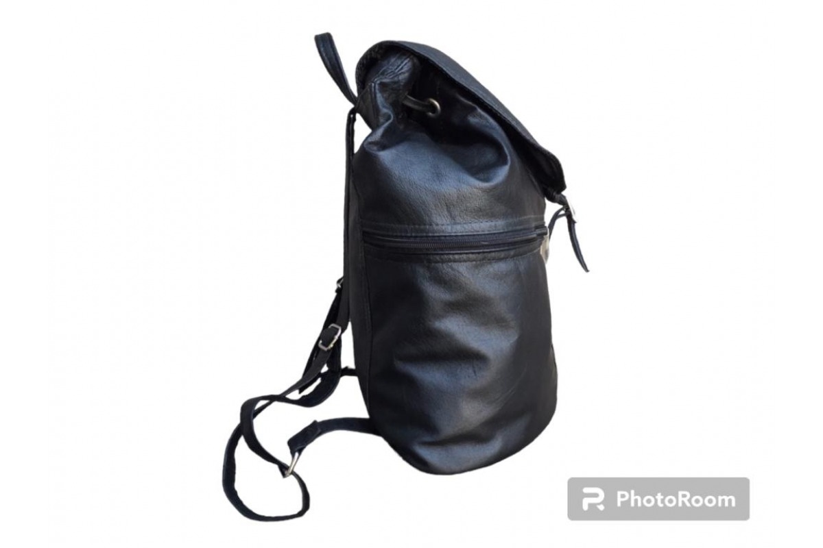 Mochila Cuero Natural Guadalupe - Cod 183 2
