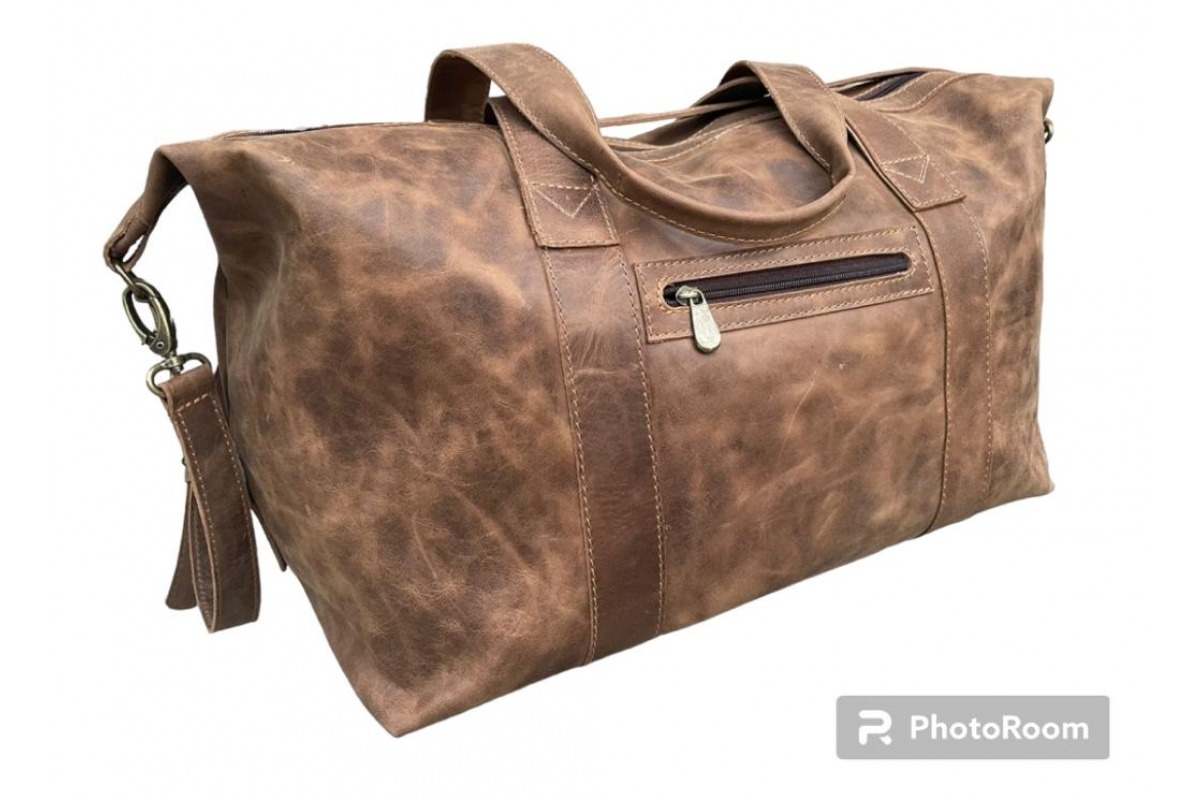 Bolso Cuero Natural - Cod 222 3