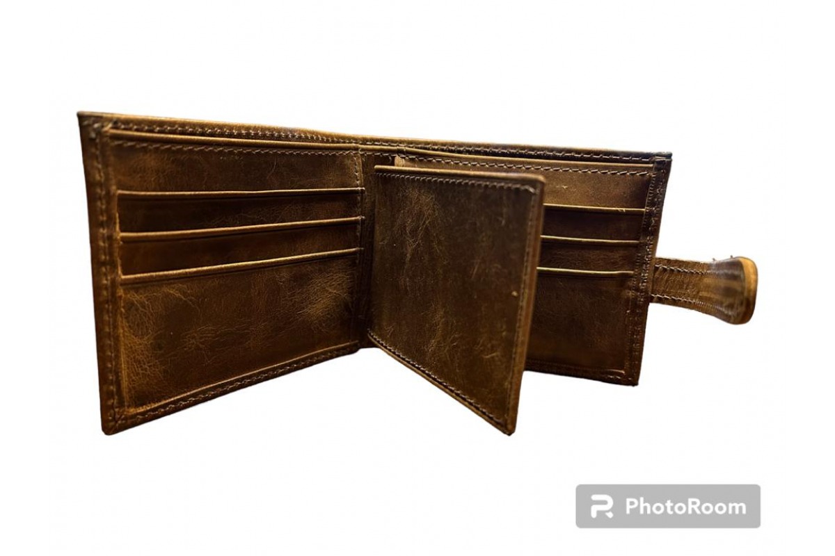 Billetera Cuero Natural - Cod 204 2