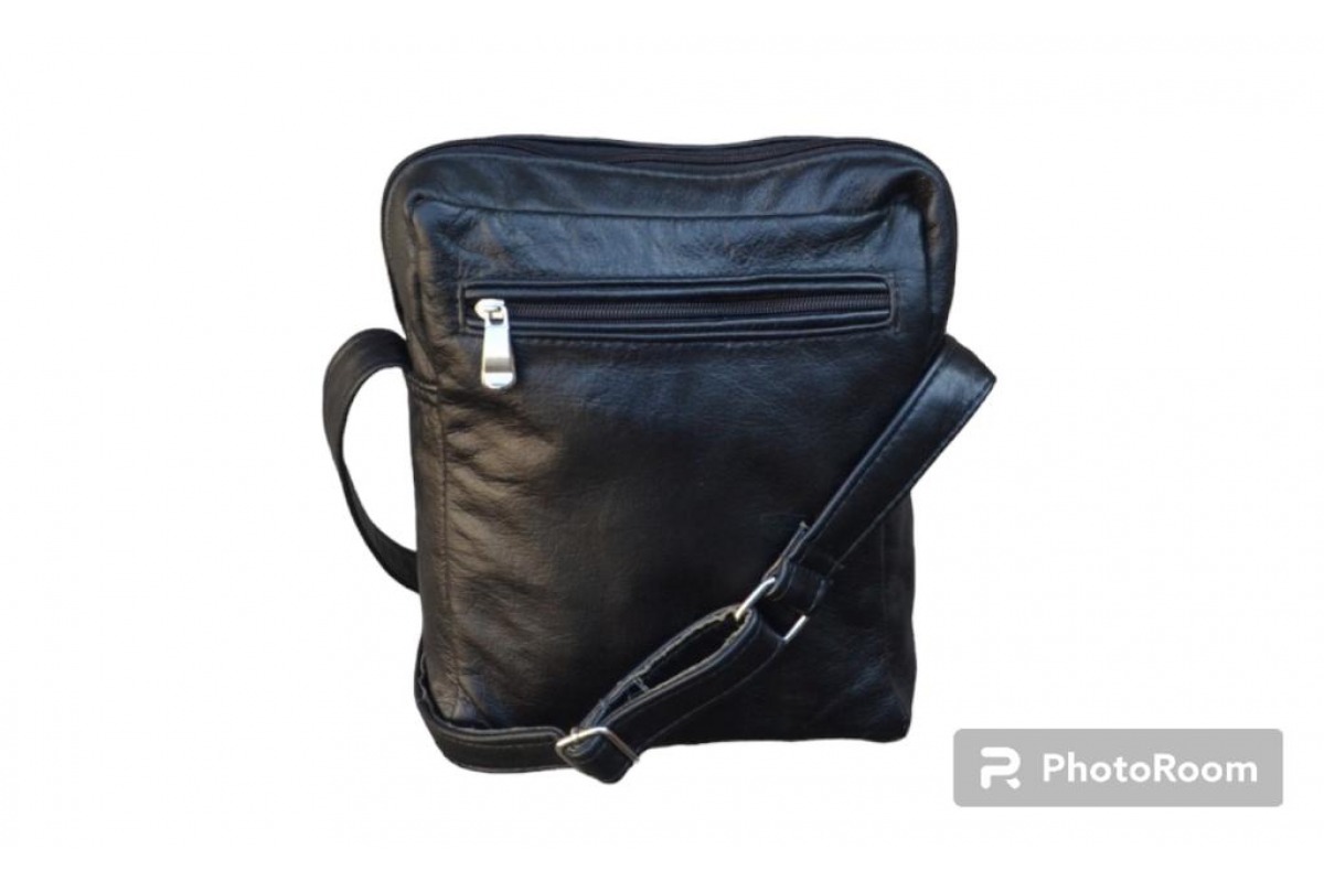 Morral En Cuero Natural  - Cod 191 3