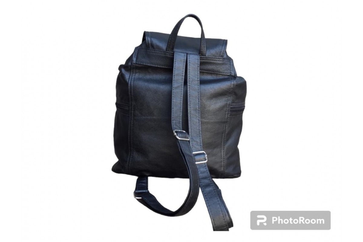 Mochila Cuero Natural Guadalupe - Cod 183 3