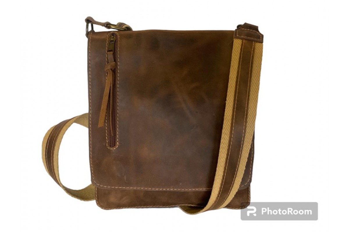 Morral Cuero Natural - Cod 234 1