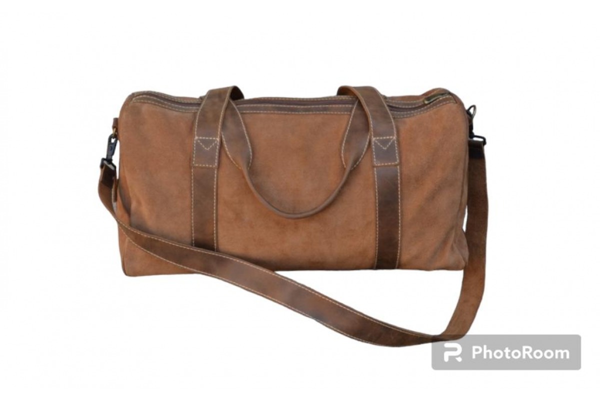 Bolso Cuero Natural - Cod 162 1