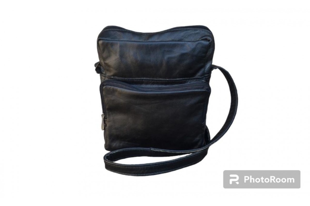 Morral En Cuero Natural  - Cod 191 1