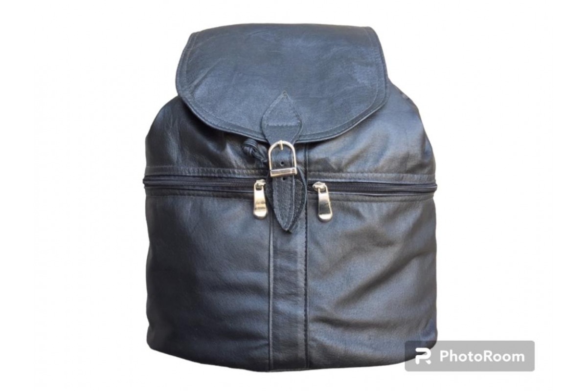 Mochila Cuero Natural Guadalupe - Cod 183 1