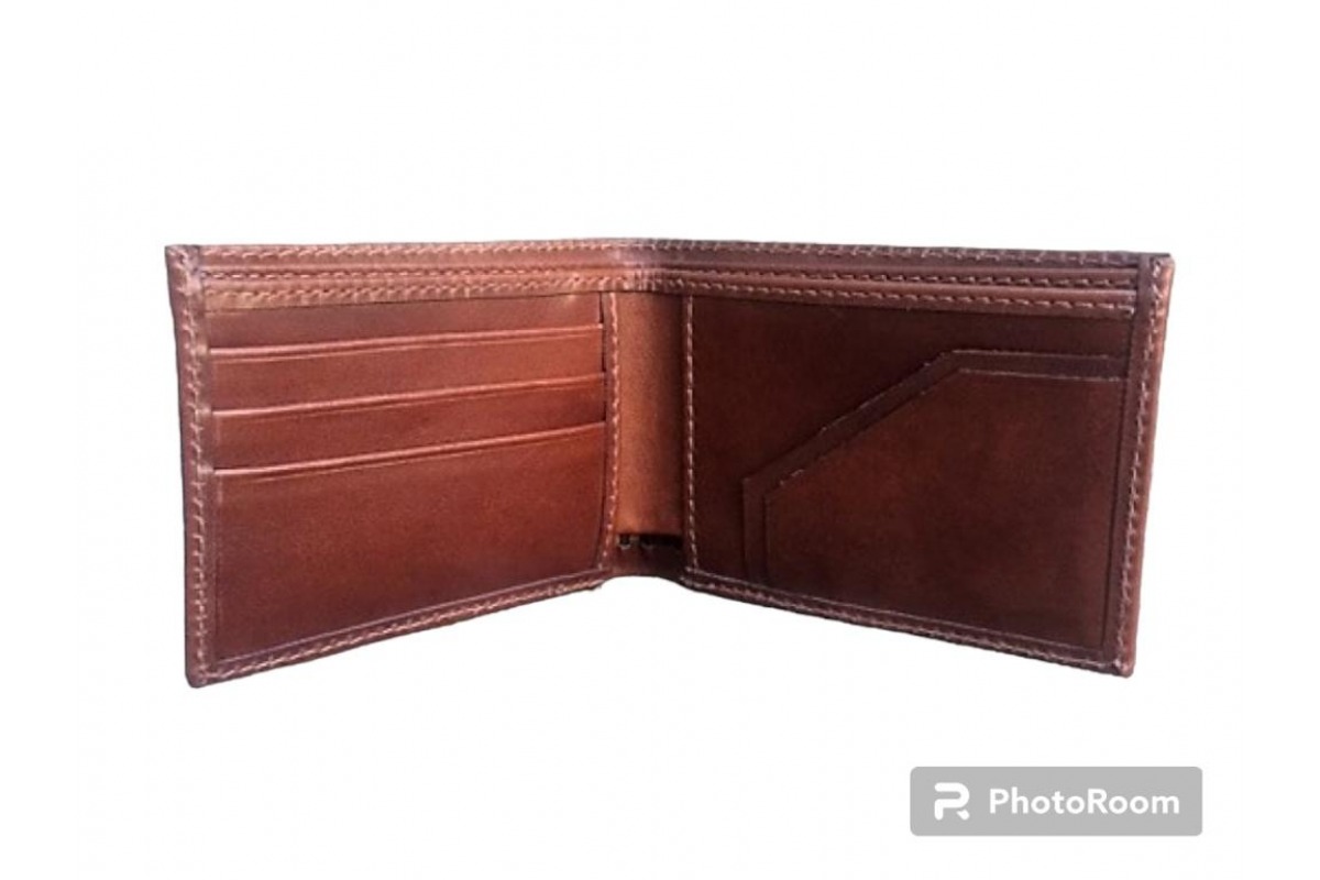 Billetera En Cuero Genuino - Cod 202 1
