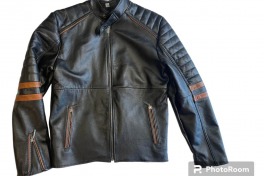 Chaqueta Cuero Natural - Cod 208