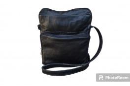Morral En Cuero Natural  - Cod 191