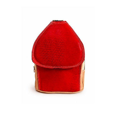 Mochila Cuero Natural - Cod 195