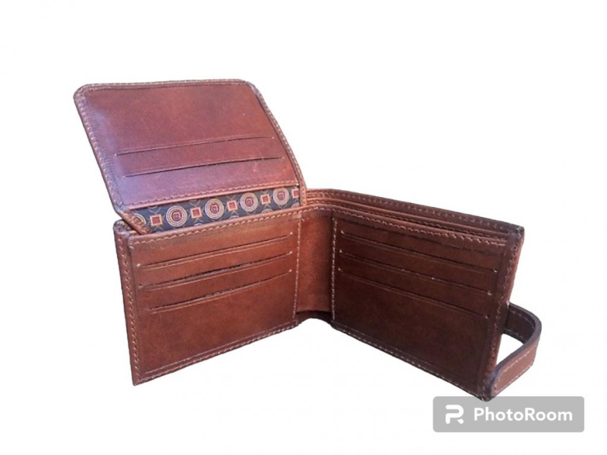 Billetera Cuero Natural - Cod 203