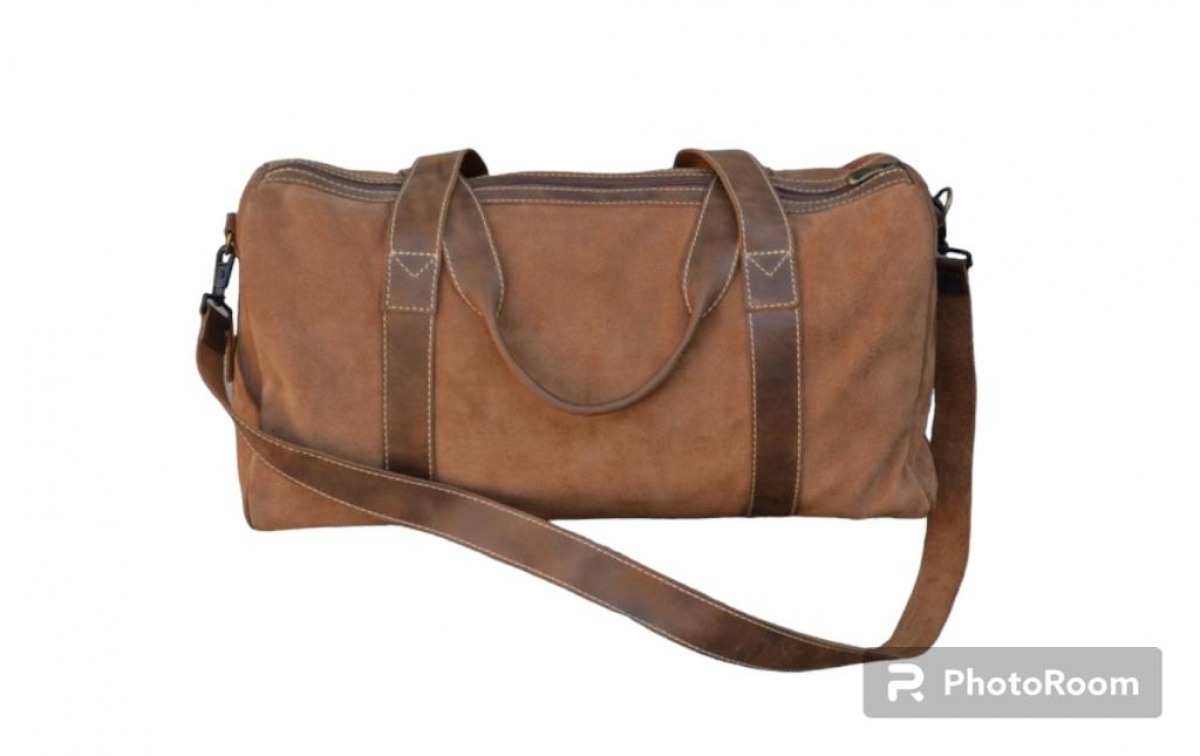 Bolso Cuero Natural - Cod 162