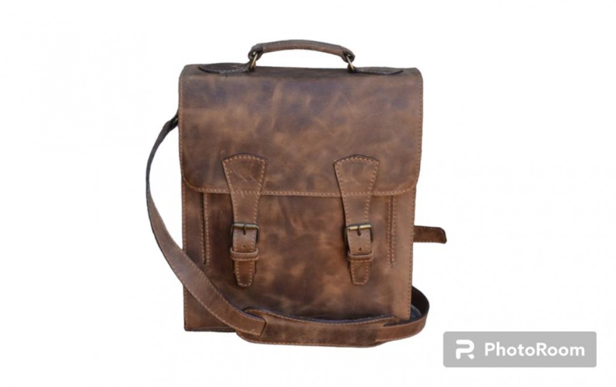 Morral  Cuero Natural - Cod 235