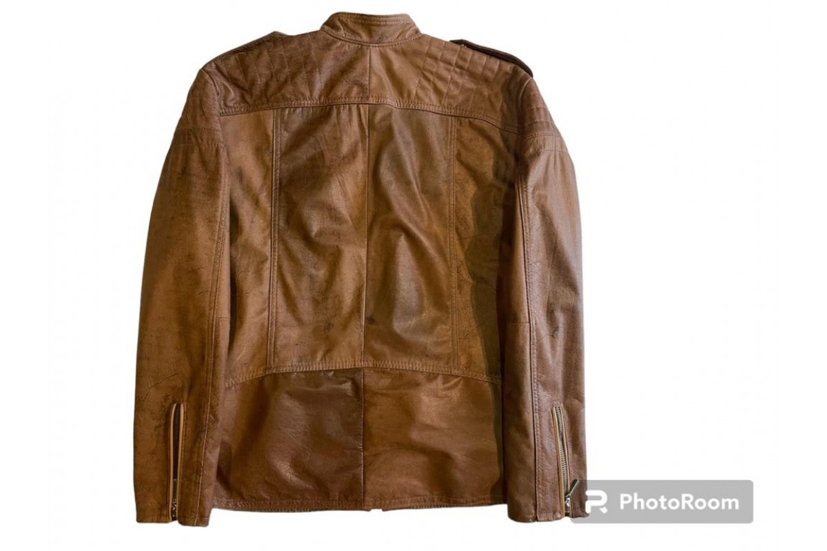 Chaqueta Cuero Hombre- Cod 116 2