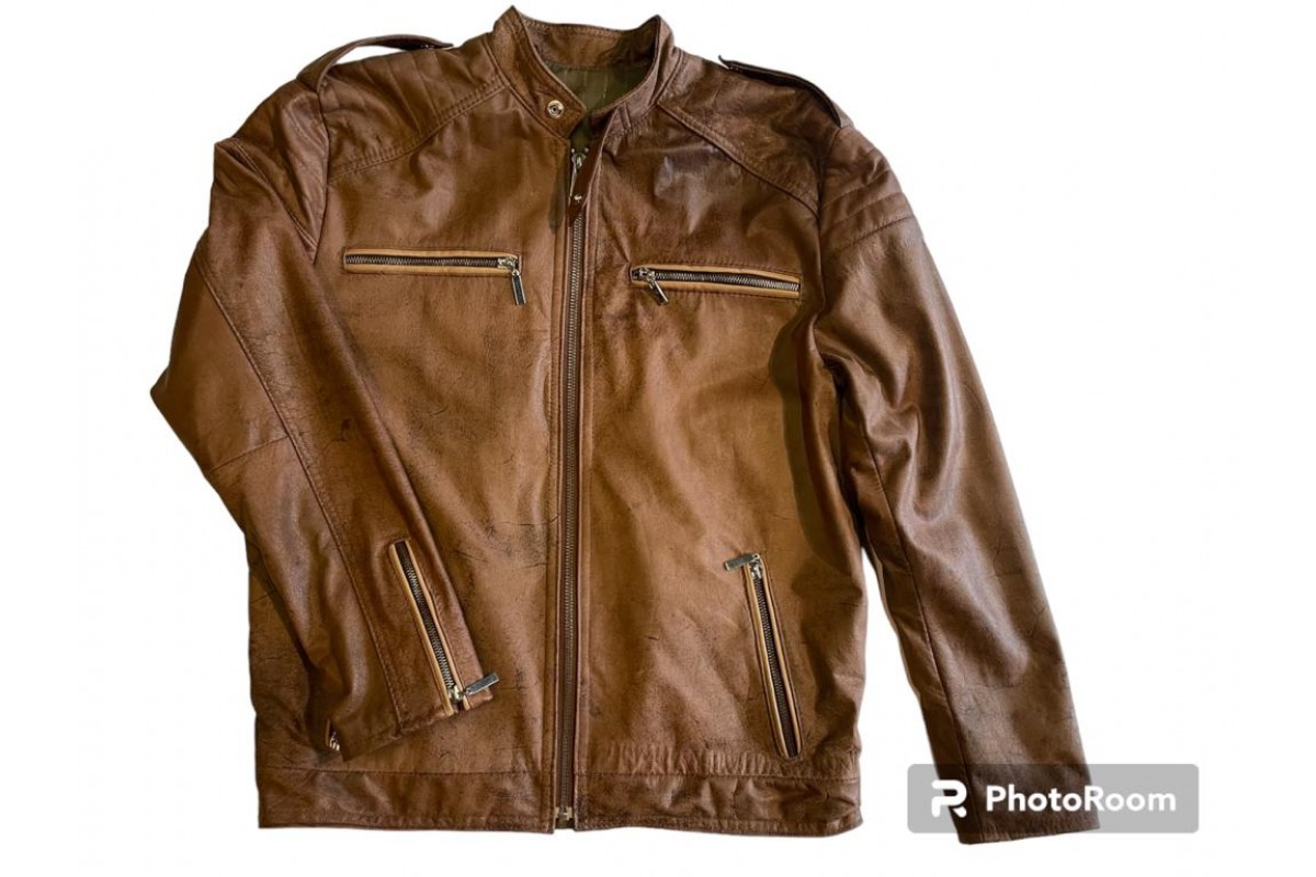 Chaqueta Cuero Hombre- Cod 116 1