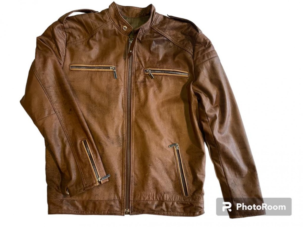 Chaqueta Cuero Hombre- Cod 116