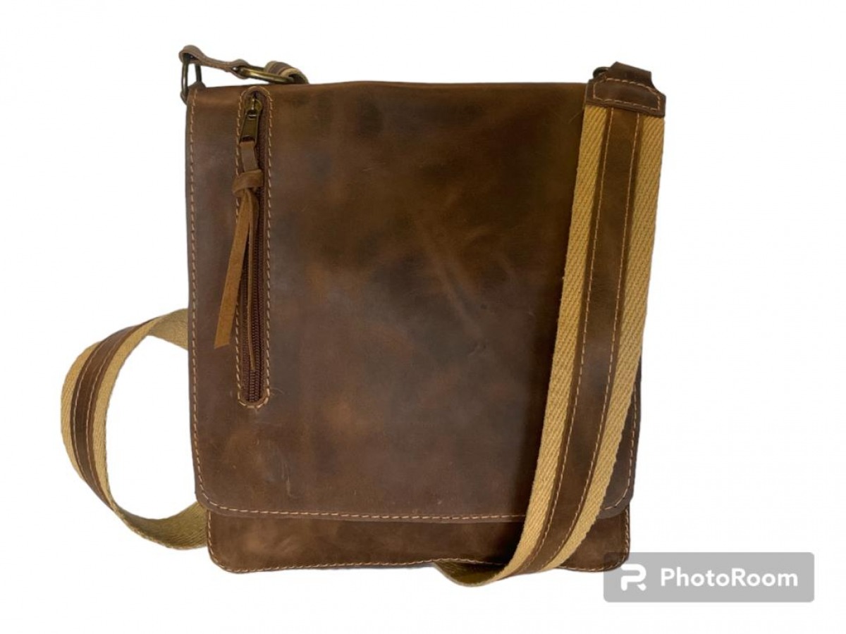 Morral Cuero Natural - Cod 234