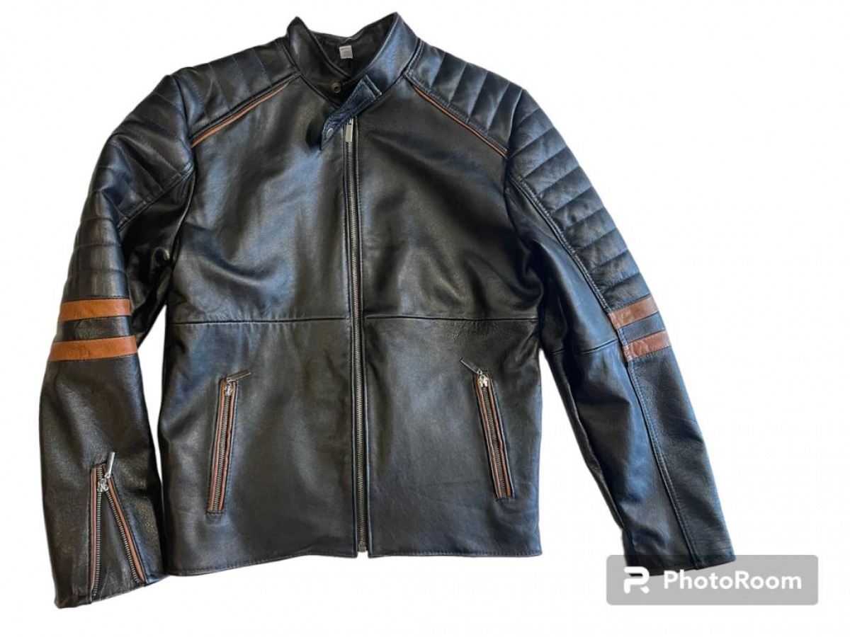 Chaqueta Cuero Natural - Cod 208
