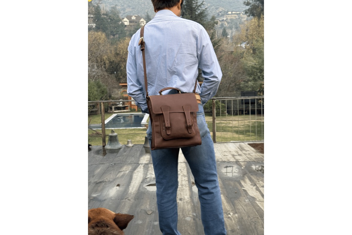 Morral Cuero Natural - Cod 261 2
