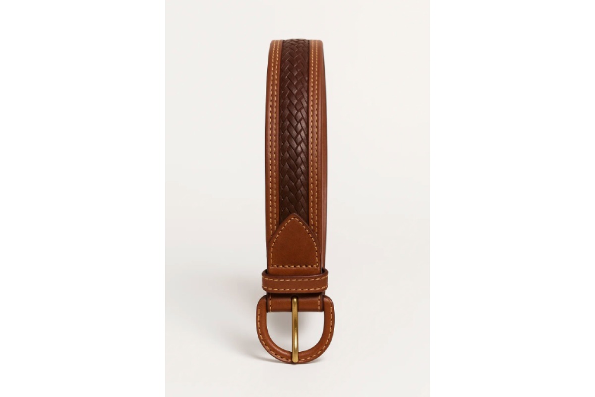 Cinturon En Cuero Natural - Cod 187 1