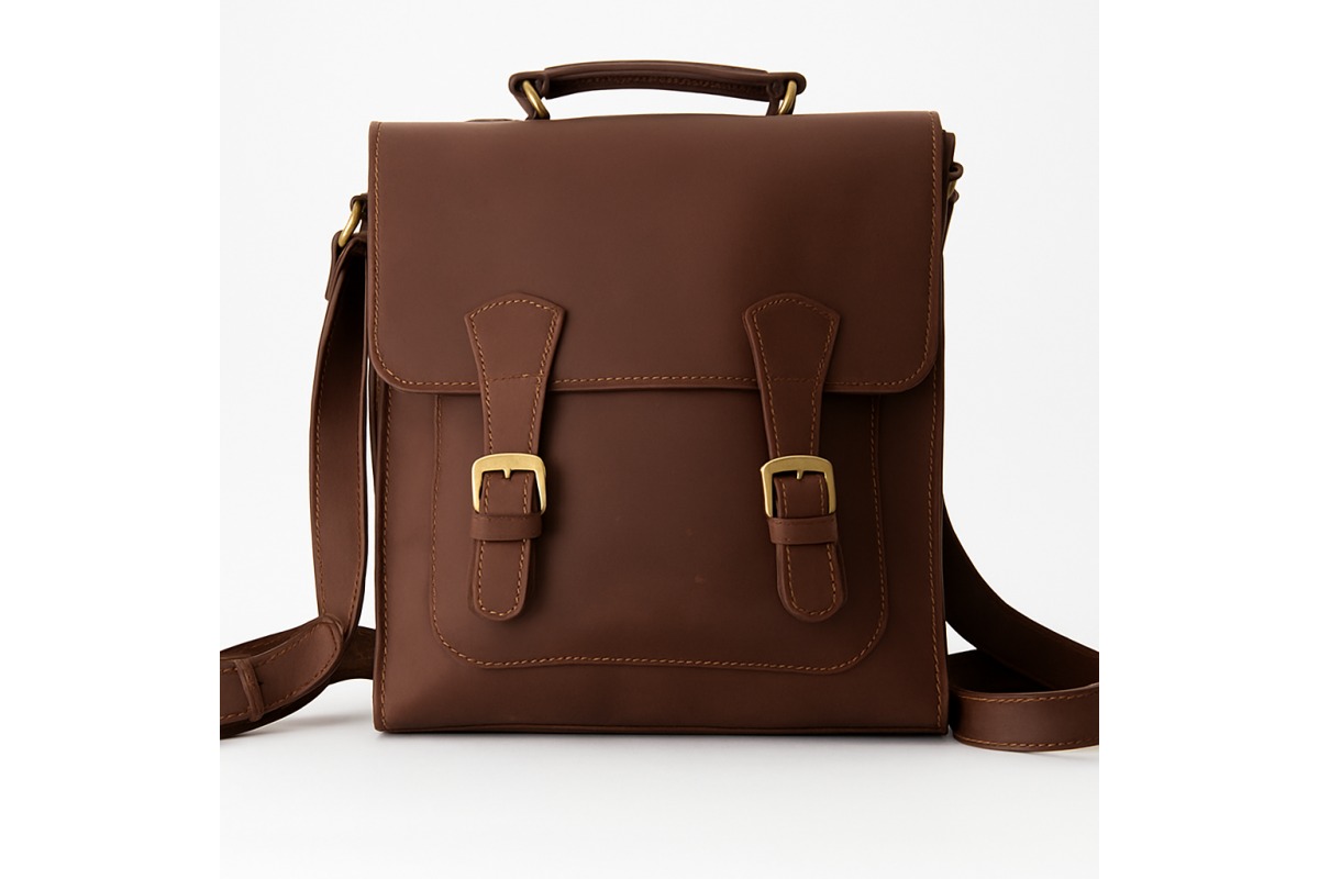 Morral Cuero Natural - Cod 261 1