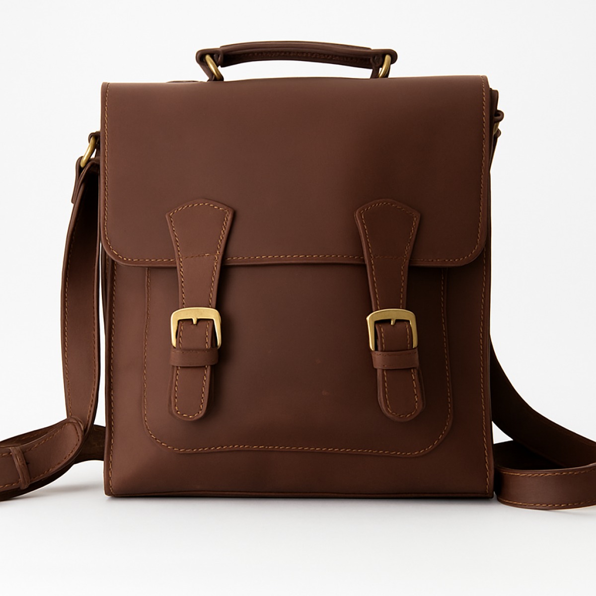 Morral Cuero Natural - Cod 261