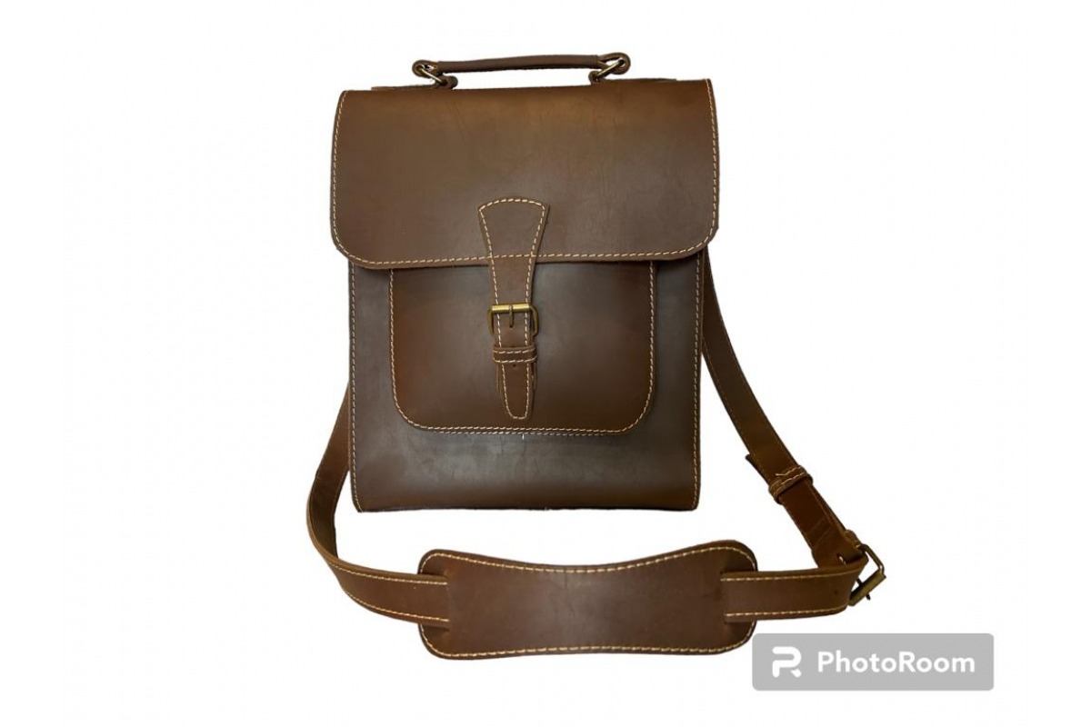 Morral Cuero Natural - Cod 103 1