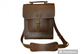 Morral Cuero Natural - Cod 103