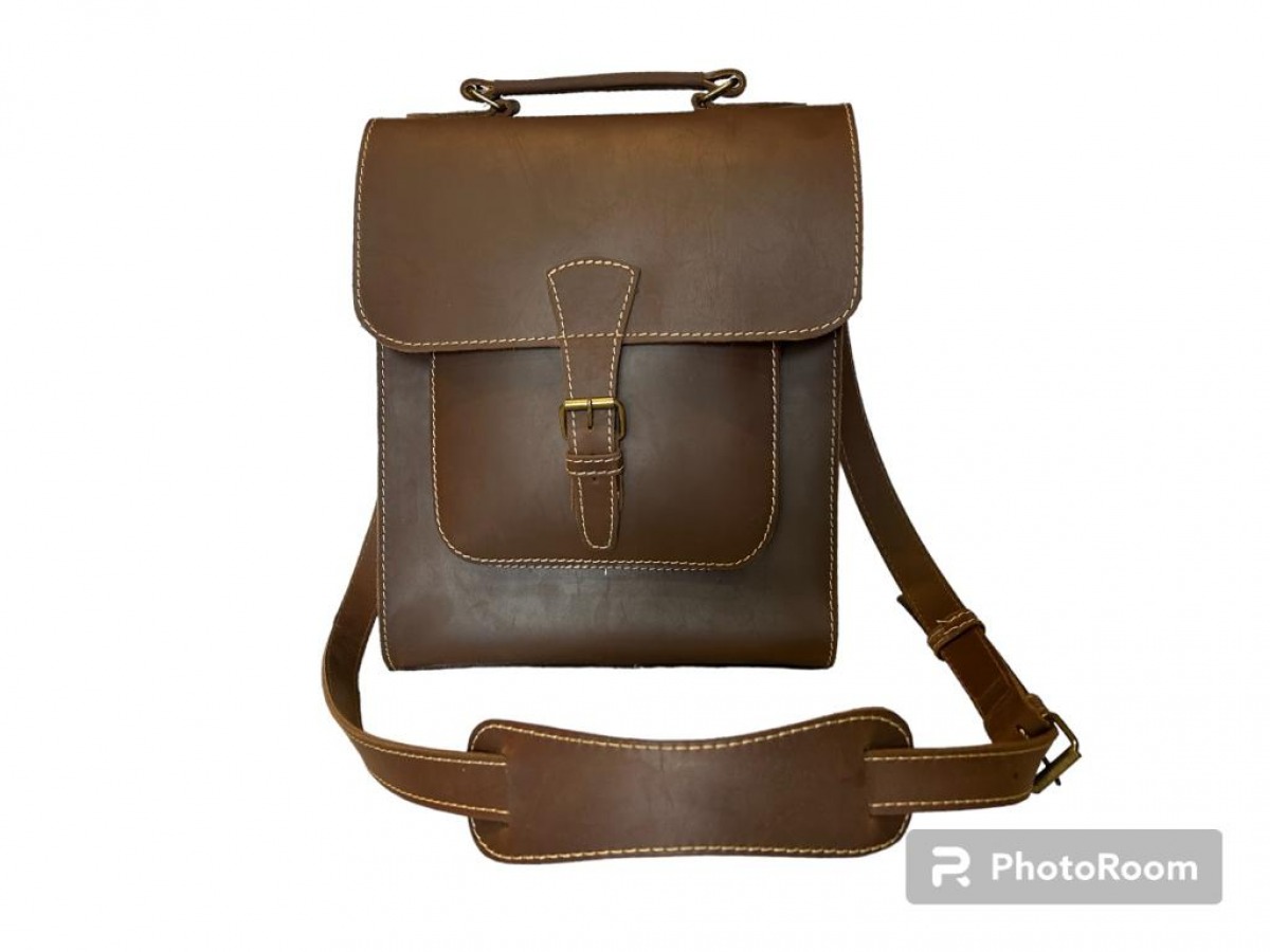 Morral Cuero Natural - Cod 103