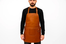 Pechera Cuero Natural Leandro - Cod 131