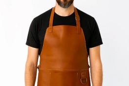 Pechera Cuero Natural Leandro - Cod 131